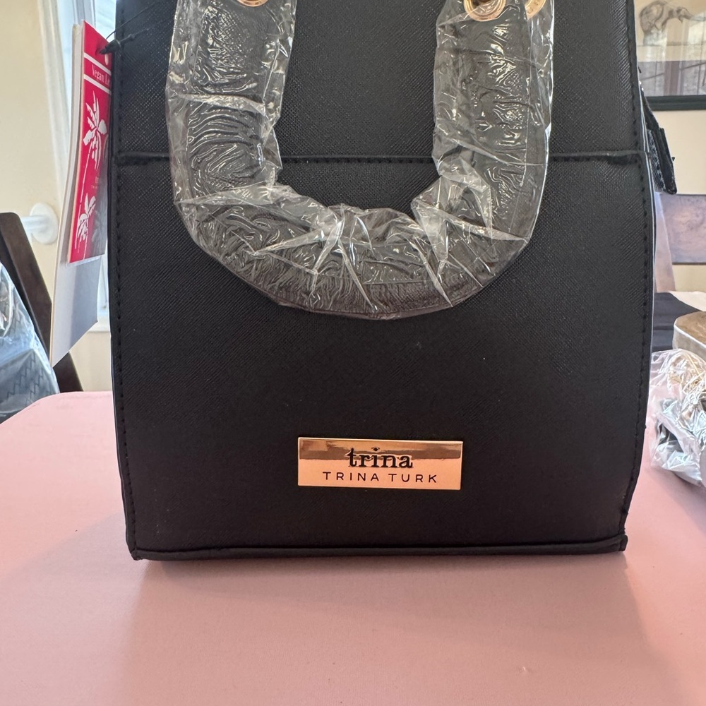 Trina Turk Black Women's Vegan Leather Bag